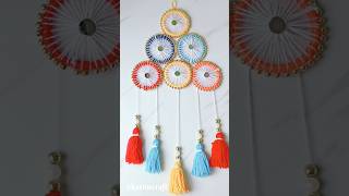 Easy old bangles woolen wall hanging craft ideas diy vkartorcraft craft sachinjigar stree2 [upl. by Afesoj]