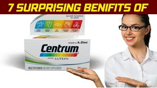 7 Health Benefits of Centrum Multivitamin  Centrum multivitamin review  Centrum silver [upl. by Ahtnams]