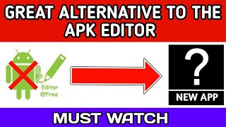 Great alternative to the Apk editor [upl. by Ayotnom]