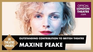 UK Theatre Awards  Maxine Peake  Outstanding Contribution to British Theatre [upl. by Cherye]