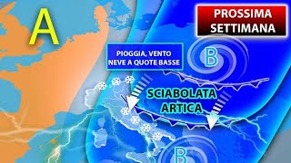 METEO  MEGA BURRASCA ARTICA IN ARRIVO [upl. by Essyle]