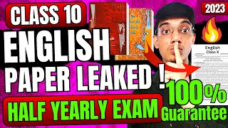 English Paper Leaked Preboard Class 10 🤯 Class10 English important questions  English questions [upl. by Kreit52]