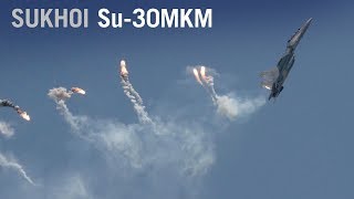 Sukhoi Su30MKM Dances in the Sky over Singapore with Thrust Vectoring Maneuvers – AINtv [upl. by Lorenzo]