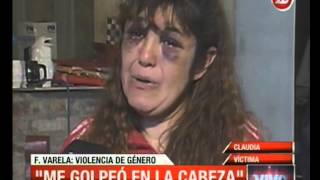 Canal 26 Mujer brutalmente golpeada por su ex marido [upl. by Nalyad]