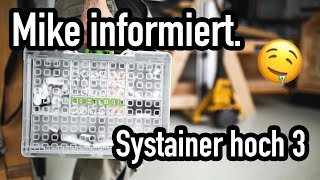 Mike informiert  Die neuen Festool Systainer3 Systainer³ und Organizer in der Übersicht [upl. by Ahsiryt409]