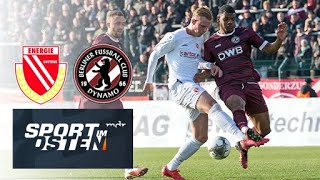 Regionalliga Energie Cottbus  BFC Dynamo  Sport im Osten  MDR [upl. by Notlef815]