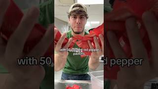 Making a CRUSHED RED PEPPER PIZZA pizza trending funny youtubeshorts youtube cooking food [upl. by Sorvats690]