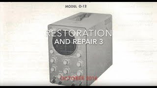 Heathkit Oscilloscope O12 Restoration 5  Resistor work [upl. by Marlane]