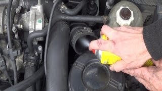 EGR valve cleaning WITHOUT DISMANTLING  Cleaner kit test BeforeAfter [upl. by Ekenna441]