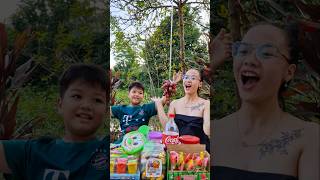 Watermelon Ice Cream Hydraulic Press SECRET cute baby candy  watermelon candy [upl. by Ynnig932]