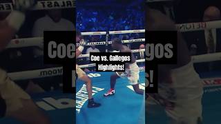 Khalil Coe vs Manuel Gallegos Intense Battle Unfolds Fight Highlights boxing cole gallegos [upl. by Eidnil60]