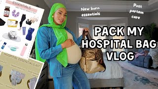 Packing My Pregnancy Hospital Bag  Pack Hospital Bag  Pregnancy Bag [upl. by Ecyak]