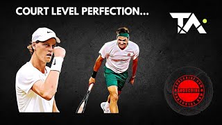 10 Unbelievable Court Level Tennis Points Part 1 [upl. by Amby]