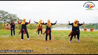 KELENTANG KELENTONG  HAEL HUSAINI  AERODANCE  AREYOU AEROBIC with Ticer Ayu [upl. by Ahsiemak]