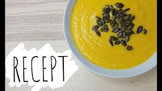 RECEPT  Polévka z máslové dýně [upl. by Ennylhsa]