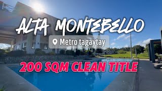 Nov362 alta montebello metro tagaytay 200 sqm inner lot clean title [upl. by Nueormahc]