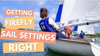 The Firefly  Sail Settings  With British University Sailing Champion [upl. by Elrae432]