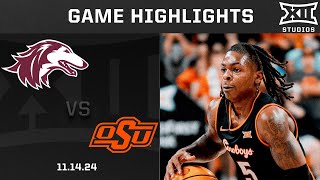 Southern Illinois vs Oklahoma State Game Highlights  202425 Big 12 Mens Basketball [upl. by Amron]