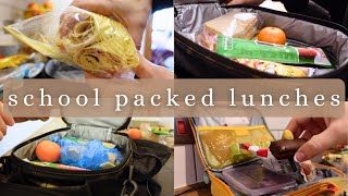 CHILDRENS PACKED LUNCH IDEAS mum of six snacks lunches school [upl. by Malva12]