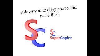 SuperCopier  Allows you to copy move and paste files faster and easier than ever before [upl. by Gable]