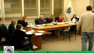 Abington Finance Committee Meeting 100511  Part 1 [upl. by Livvie]