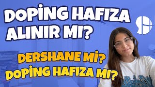 Doping Hafıza alınır mı Dershane mi Doping Hafıza mı [upl. by Allemap74]