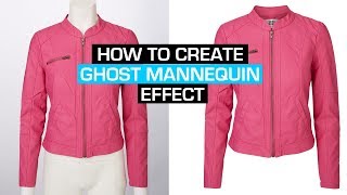 How to create ghost mannequin effect in photoshop  Photoshop neck joint tutorial [upl. by Othella845]