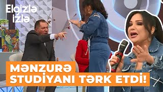 Elgizlə izlə  Mənzurə Musayeva canlı efirdə Anar Vəziroğlunun üstünə getdi [upl. by Farrand799]