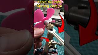 DIY Table Fan With Moving full part dcfan [upl. by Enyahc]