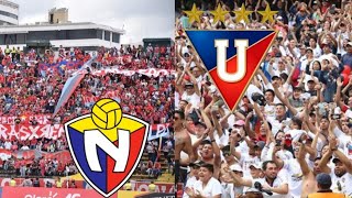 Clasico Capitalino LDU vs EL NACIONAL ¿La mejor hinchada [upl. by Manya]