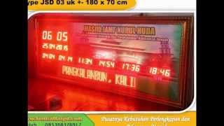 Daftar Harga Jam Digital Masjid – Jadwal Sholat Digital Abadi – Adzan Iqomah [upl. by Sadnac]