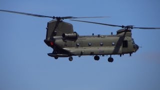 RAF Chinook Display Team Cosford RAF Air Show [upl. by Hsital455]