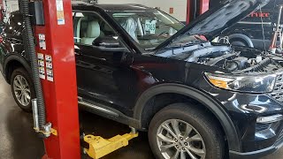 Oil Change  2020 Ford Explorer 23L [upl. by Gurtner470]