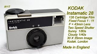 KODAK Instamatic 28 1972 [upl. by Sidnac57]