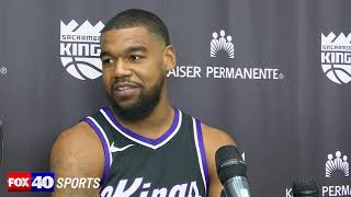 Kings twoway guard Mason Jones  Sacramento Kings Media Day 2024 [upl. by Henri]