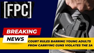 Breaking Law Banning Young Adults From Carrying Firearms StruckD Down [upl. by Garvy]