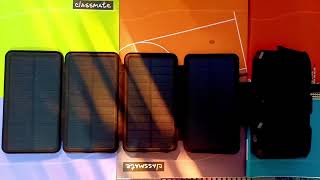 solar power bank  Ambrane 10000 mAh 225W Power Bank  Ambrane Solar Powerbank 10000mAh [upl. by Squire]