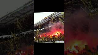 Brøndby vs FCK Sydsiden vs S12  PYRO PARTY [upl. by Akoyn878]