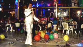 GOLDEN BEACH BAR Moraitika  Corfu ELVIS PRESLEY Live show 201307092 [upl. by Semmes358]