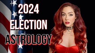 2024 ELECTION ASTROLOGY kamala harris vs donald trump US POLITICAL PREDICTIONS EXPLAINED [upl. by Jamnes]