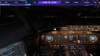 MSFS LIVE 🔴 Tel Aviv  Paphos  PMDG Boeing 738  Vatsim  EL AL Virtual  oper by KlasJet [upl. by Clementine]