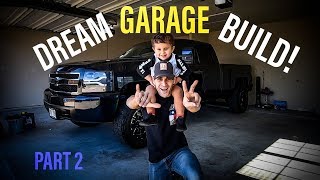 Building My DREAM Garage  Part 2 Walls [upl. by Dami]