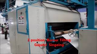 2 burner Gas Singeing Machine for cotton fabric [upl. by Fabiolas]