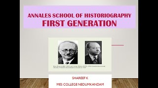 Annales historiography  First Generation [upl. by Ray332]