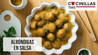 Albóndigas en Salsa Española  Recetas Thermomix [upl. by Earezed]