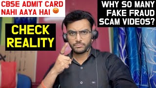 Admit Card Reality Fake Admit Card News Fraud and Scam 😡 CBSE Private Candidate 2024 [upl. by Aeirdna]