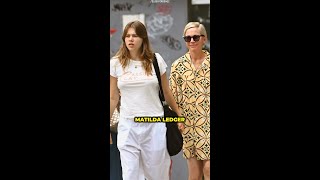 Heath Ledger’s daughter Matilda seen with mom HeathLedger CelebrityKids Hollywood Viral NYC [upl. by Ebeohp]