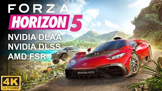 Forza Horizon 5 — MSAA vs TAA vs DLAA vs DLSS vs FSR 4K Comparison [upl. by Aileen]