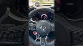 Race mode revs in the 2024 Stelvio QV 🦾🍀 alfa stelvio quadrifoglio carasmr exhaustsound suvs [upl. by Onailerua]