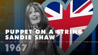 PUPPET ON A STRING – SANDIE SHAW United Kingdom 1967 – Eurovision Song Contest HD [upl. by Hsirehc]